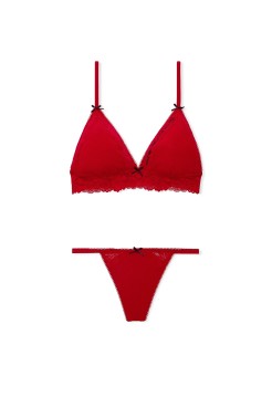 Комплект Limited-Edition PINK Wink Flirty Gift Set Bright Vermillion Forever Lace