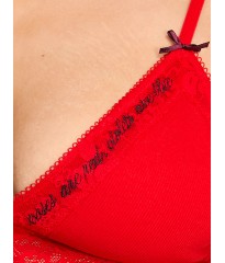 Комплект Limited-Edition PINK Wink Flirty Gift Set Bright Vermillion Forever Lace