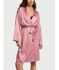 Халат Satin Midi Robe Mauve Pink
