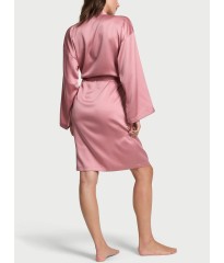 Халат Satin Midi Robe Mauve Pink
