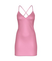 Пеньюар Satin Open-Back Slip Dress Mauve Pink