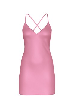 Пеньюар Satin Open-Back Slip Dress Mauve Pink