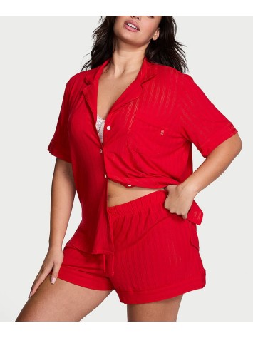 Пижама Ultra-Fine Modal Short Pajama Set Lipstick