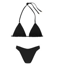 Купальник Triangle Top Brazilian Bikini Bottom Pure Black
