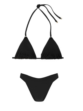 Купальник Triangle Top Brazilian Bikini Bottom Pure Black