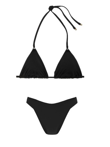Купальник Triangle Top Brazilian Bikini Bottom Pure Black