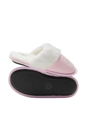 Домашние тапочки Cable Knit Slippers PINK