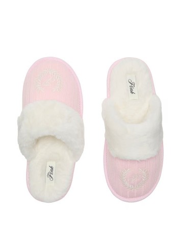 Домашние тапочки Cable Knit Slippers PINK