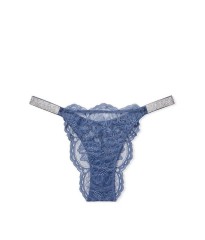 Трусики Very Sexy Brazilian Shine Strap panty Blue Lace