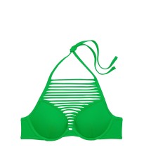 Купальник Archives Swim Sexy Tee High-Neck Push-Up Top Brazilian Bikini Bottom Island Jade