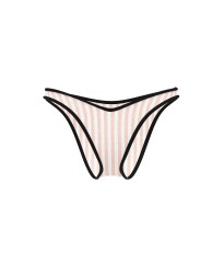 Купальник Heritage Stripe Sequin Triangle Top Brazilian Bikini Bottom