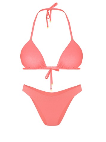 Купальник Triangle Top Brazilian Bikini Bottom Pink Cocktail