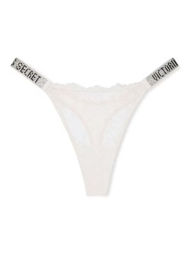 Трусики Bombshell Shine Strap Thong Panty White
