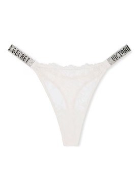 Трусики Bombshell Shine Strap Thong Panty White