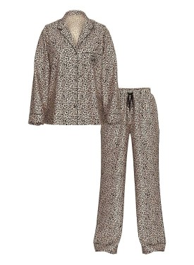 Піжама Satin Long Pajama Set New Leo