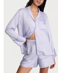 Піжама Signature Satin Long-Sleeve Short Lilac