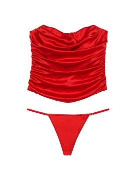 Комплект корсет+трусики Satin Strapless Corset Set