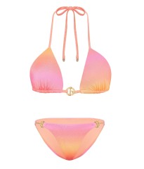 Купальник Archives Toggle Push-Up Triangle Top Bikini Bottom Ombré Pink