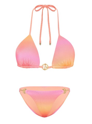Купальник Archives Toggle Push-Up Triangle Top Bikini Bottom Ombré Pink