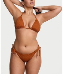 Купальник Essential Diamanté Triangle Top Side-Tie Bikini Bottom Apple Cinnamon