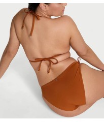 Купальник Essential Diamanté Triangle Top Side-Tie Bikini Bottom Apple Cinnamon
