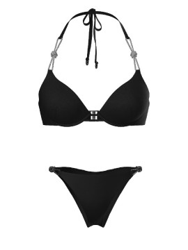 Купальник Shine Rope Bombshell Itsy Bikini Bottom Black