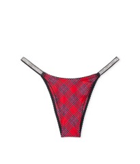 Трусики Very Sexy Shine Strap Brazilian Panty Lacy Plaid