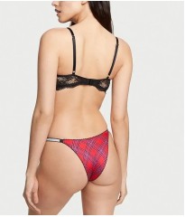 Трусики Very Sexy Shine Strap Brazilian Panty Lacy Plaid