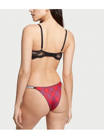 Трусики Very Sexy Shine Strap Brazilian Panty Lacy Plaid