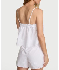 Піжама Heritage Cotton Eyelet Short Pajama Set White Floral