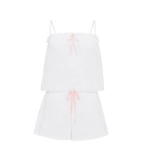 Піжама Heritage Cotton Eyelet Short Pajama Set White Floral