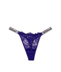 Трусики Shine Strap Deep Blue Thong Panty