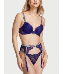 Трусики Shine Strap Deep Blue Thong Panty