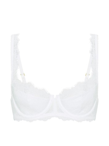 Бюстгальтер Rose Lace Uplift Balconette Bra VS White