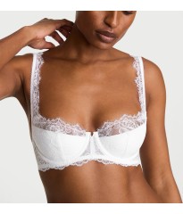 Бюстгальтер Rose Lace Uplift Balconette Bra VS White