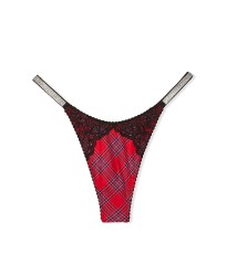 Трусики Very Sexy Shine Strap Thong Panty Red Plaid