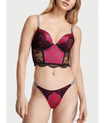 Трусики Very Sexy Shine Strap Thong Panty Red Plaid
