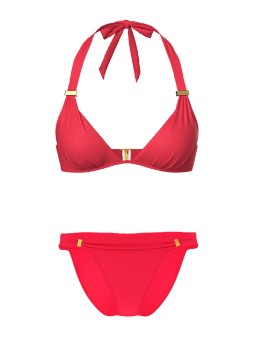 Купальник Essential Harlow Halter Push-Up Top Bikini Bottom Pink Island