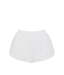 Костюм трійка Cotton Button-Front Sleepshirt Bralette Bubble Short White