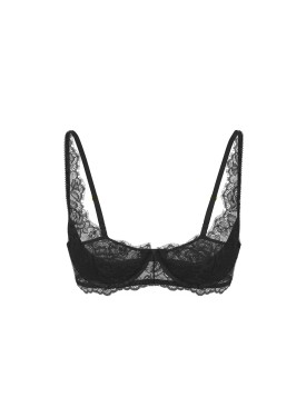 Бюстгальтер Rose Lace Uplift Balconette Bra Jet Black
