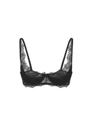 Бюстгальтер Rose Lace Uplift Balconette Bra Jet Black
