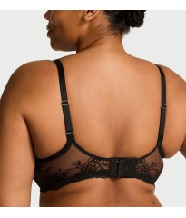 Бюстгальтер Rose Lace Uplift Balconette Bra Jet Black