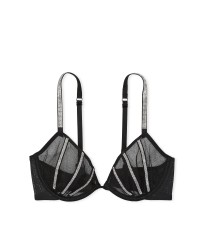 Бюстгальтер Sheer Shine Low-Cut Demi Bra Black