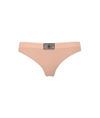 Трусики Cotton Shine Patch Thong Pink Gin