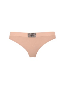 Трусики Cotton Shine Patch Thong Pink Gin