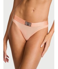Трусики Cotton Shine Patch Thong Pink Gin