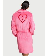 Плюшевий халат Short Cozy Robe Angel pink Hearts