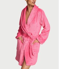 Плюшевий халат Short Cozy Robe Angel pink Hearts
