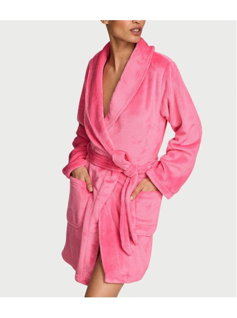 Плюшевый халат Short Cozy Robe Angel pink Hearts