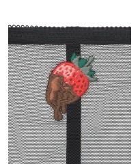 Трусики Mesh V-string Panty Strawberry Black